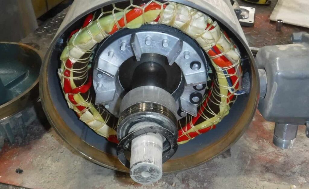 electric motor disassembly: removing the rotor from the stator –  ElectricMotorRewindingSolutions